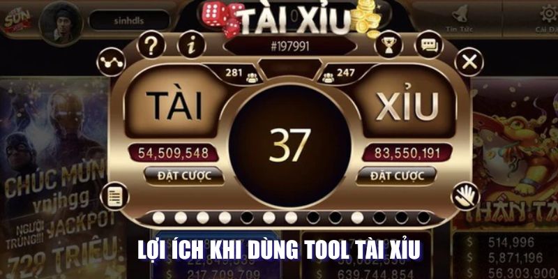 Lợi ích sử dụng công cụ hỗ trợ tài xỉu